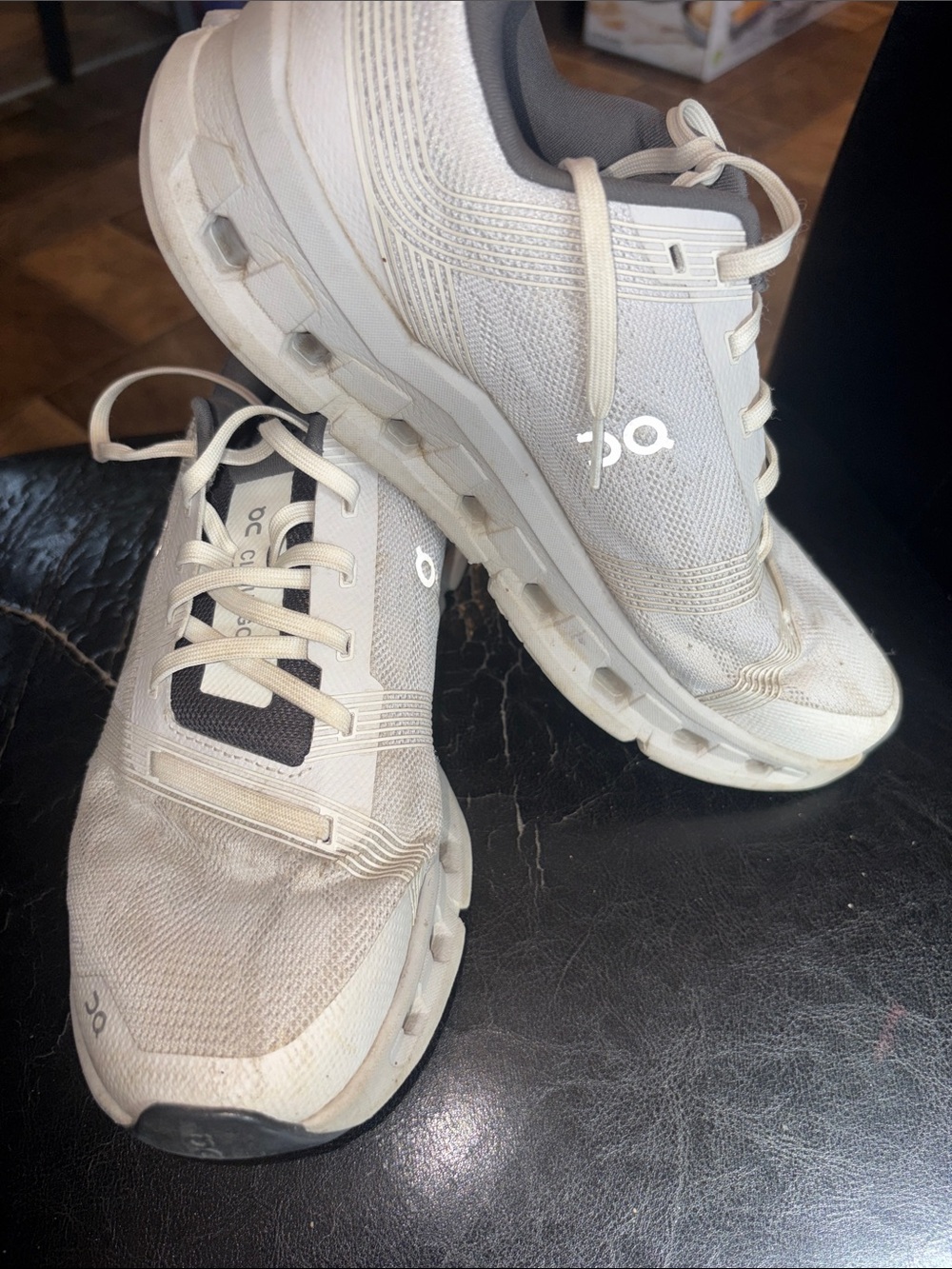 On Running White/Cream Cloud Running Shoes